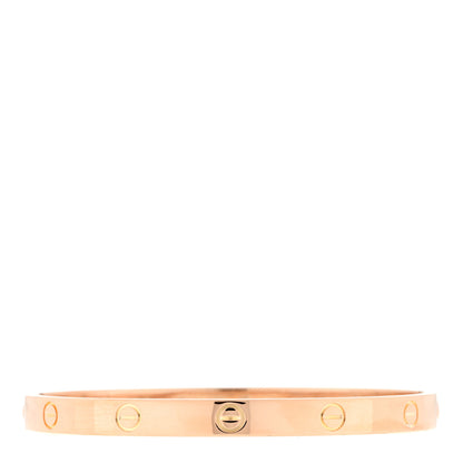 Cartier 18K Pink Gold LOVE Bracelet 19 2 of 4