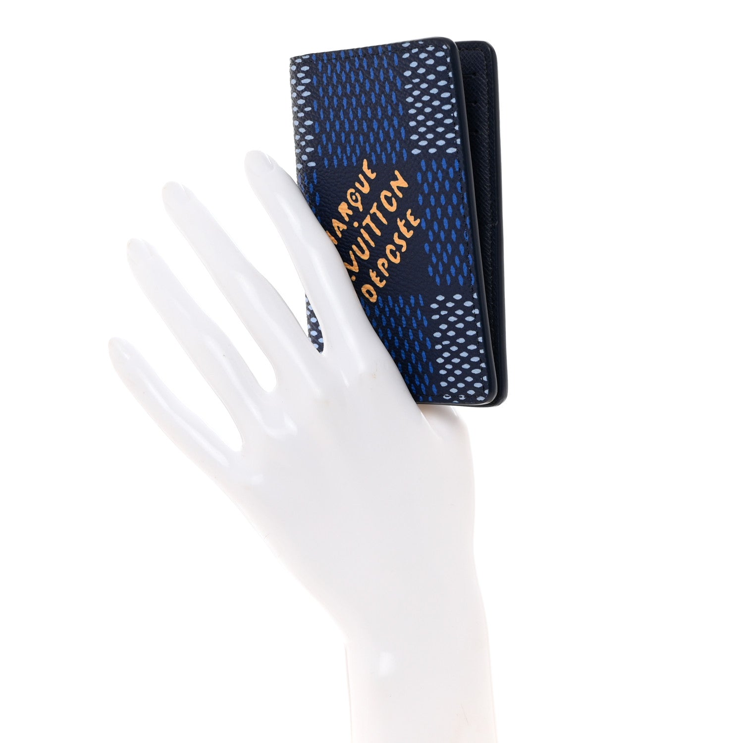 Louis Vuitton Damier Heritage Pocket Organizer Blue 2 of 7