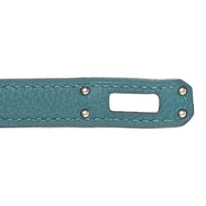 Hermes Togo Verso Birkin 25 Vert Bosphore Bleu Ocean 24 of 32