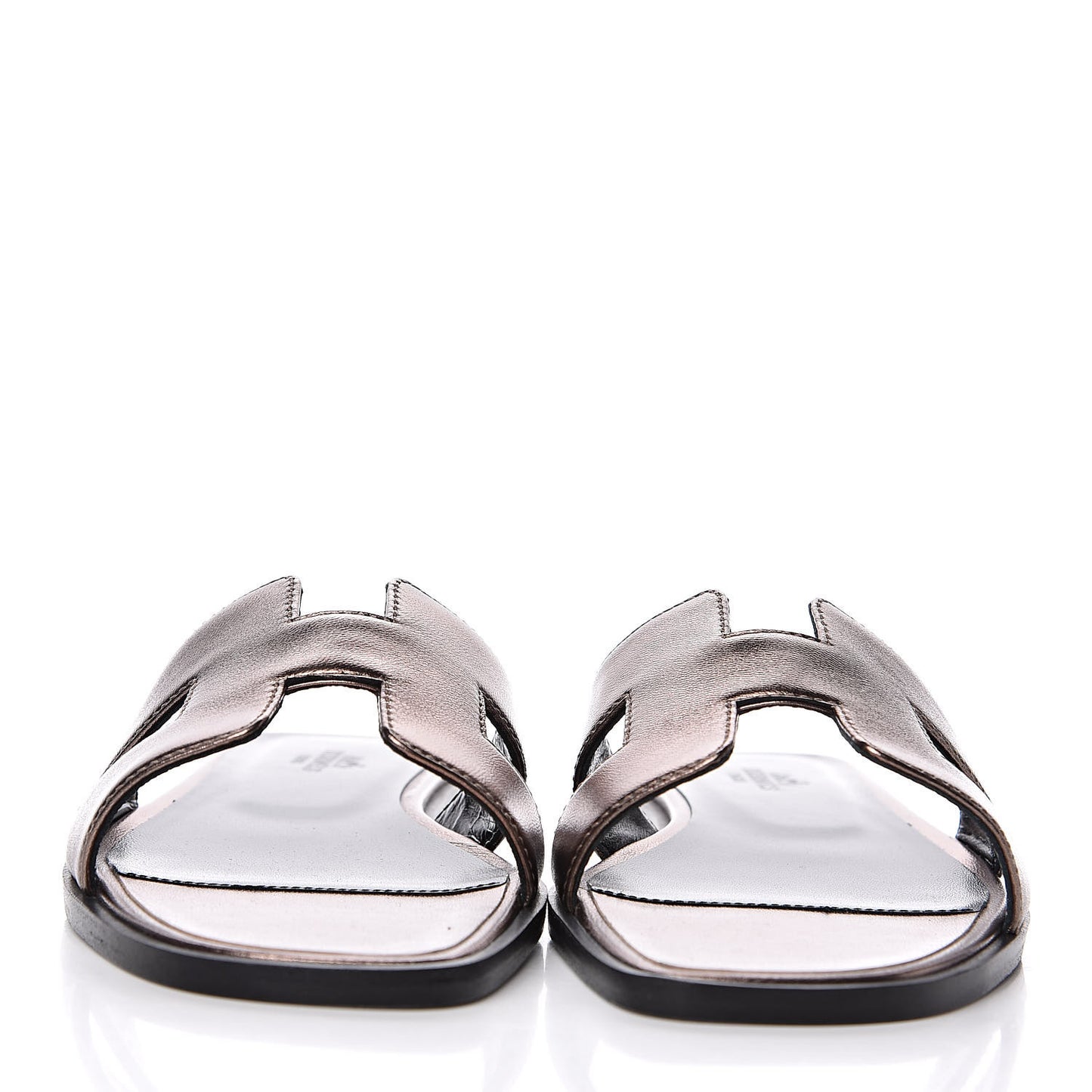 Metallic Nappa Oran Sandals 37 Or Vieilli