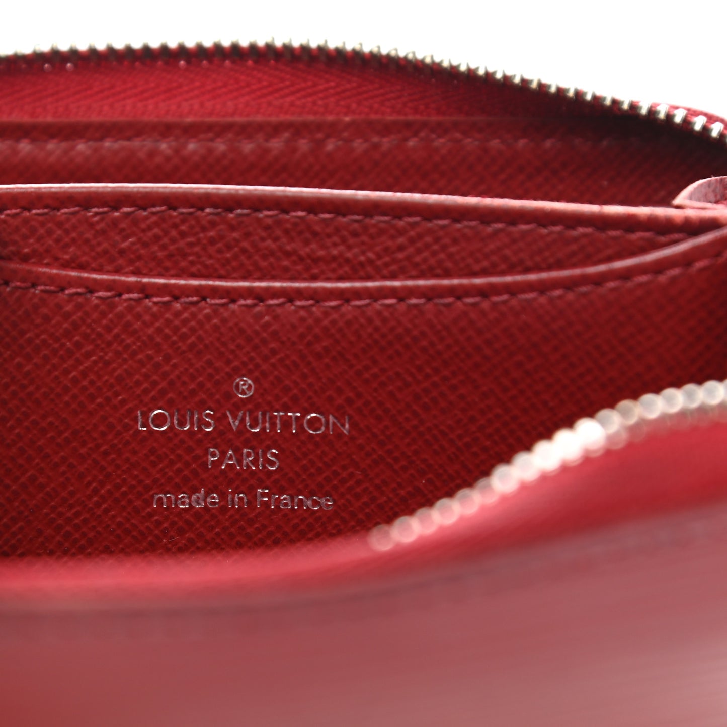 Epi Zippy Coin Purse Rubis