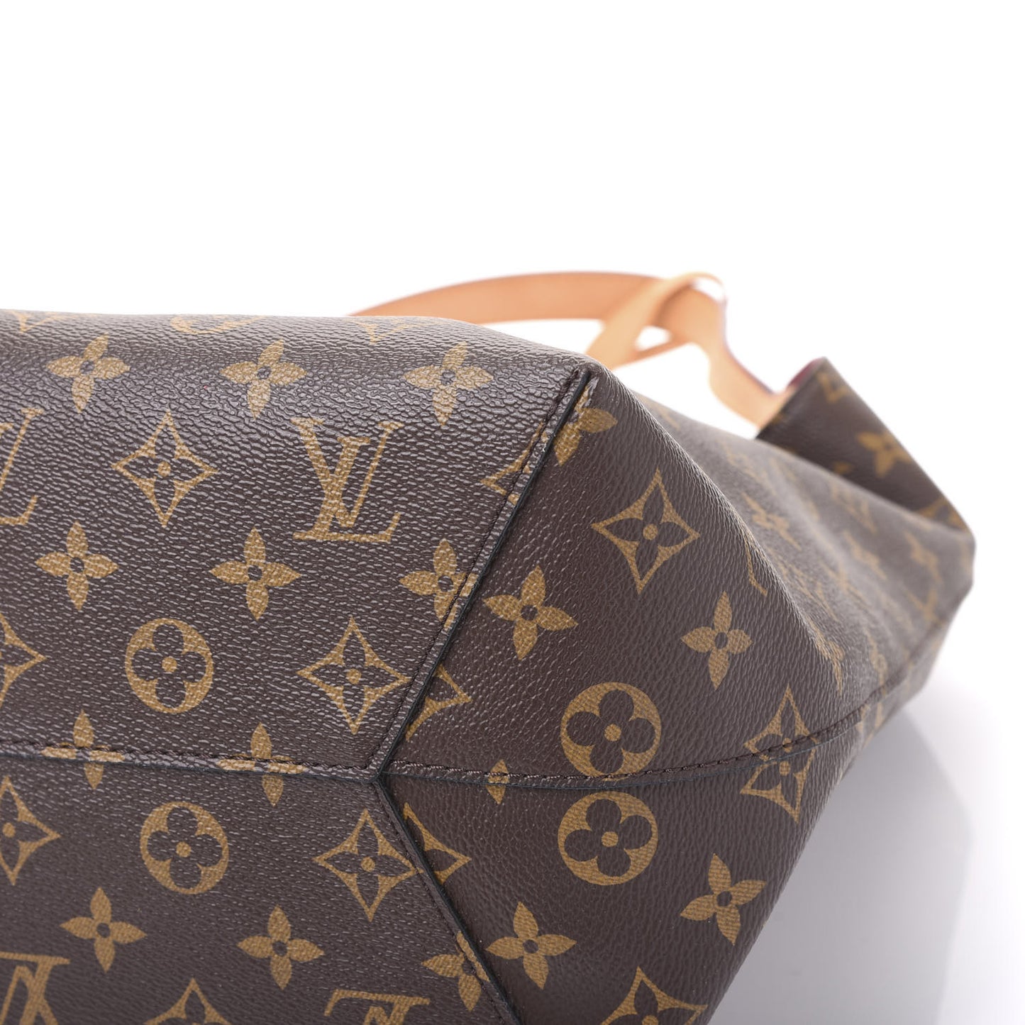 Monogram Flower Hobo Beige