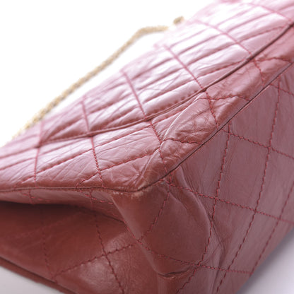 Chanel Aged Calfskin Quilted 2.55 Reissue 226 Flap Red 17 of 22