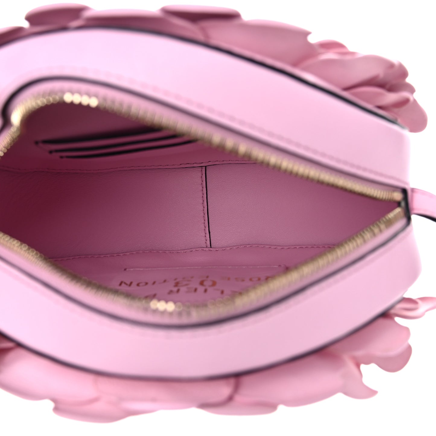Nappa Atelier 03 Rose Edition Round Crossbody Bag Pink Borealis