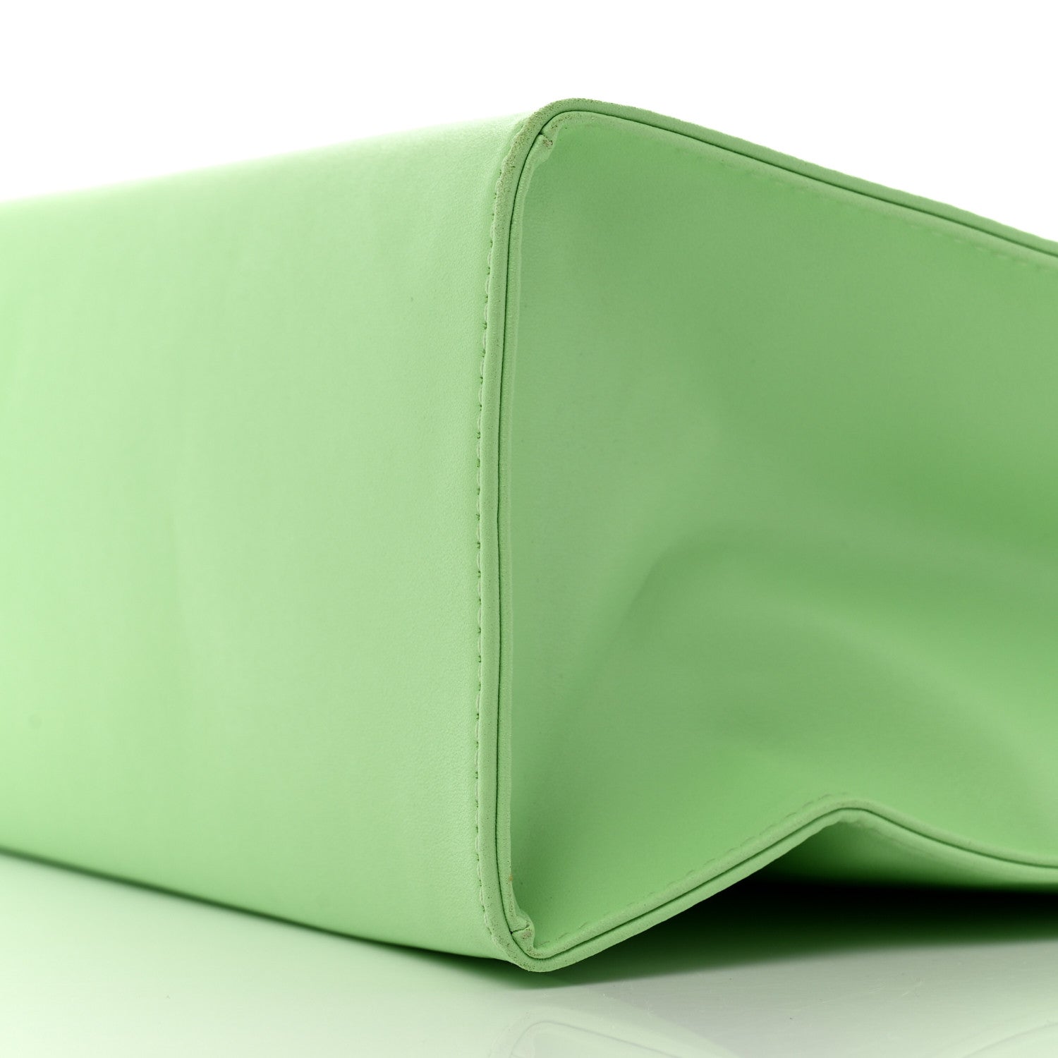 Telfar Vegan Leather Medium Shopping Bag Double Mint 10 of 11