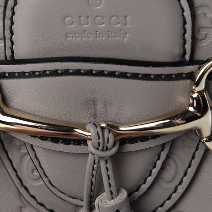 Gucci Soft Guccissima Medium Emily Chain Shoulder Bag Storm Grey 13 of 14