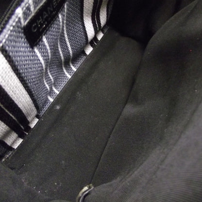 Chanel Toile Striped Tote Navy 7 of 11