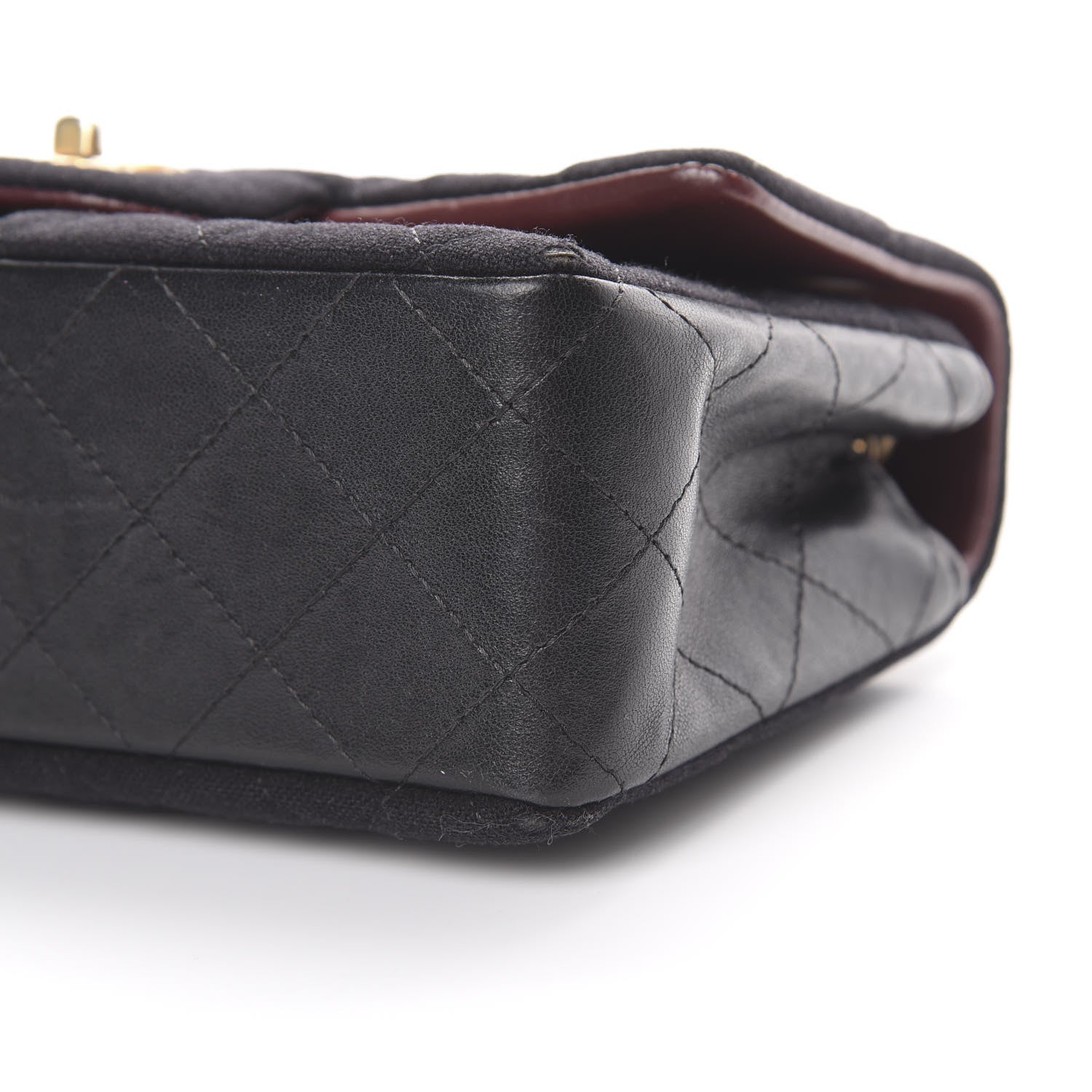 Chanel Felt Quilted Paris-Hamburg Charms Mini Rectangular Flap Black 9 of 13