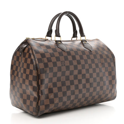Louis Vuitton Damier Ebene Speedy 35 3 of 14