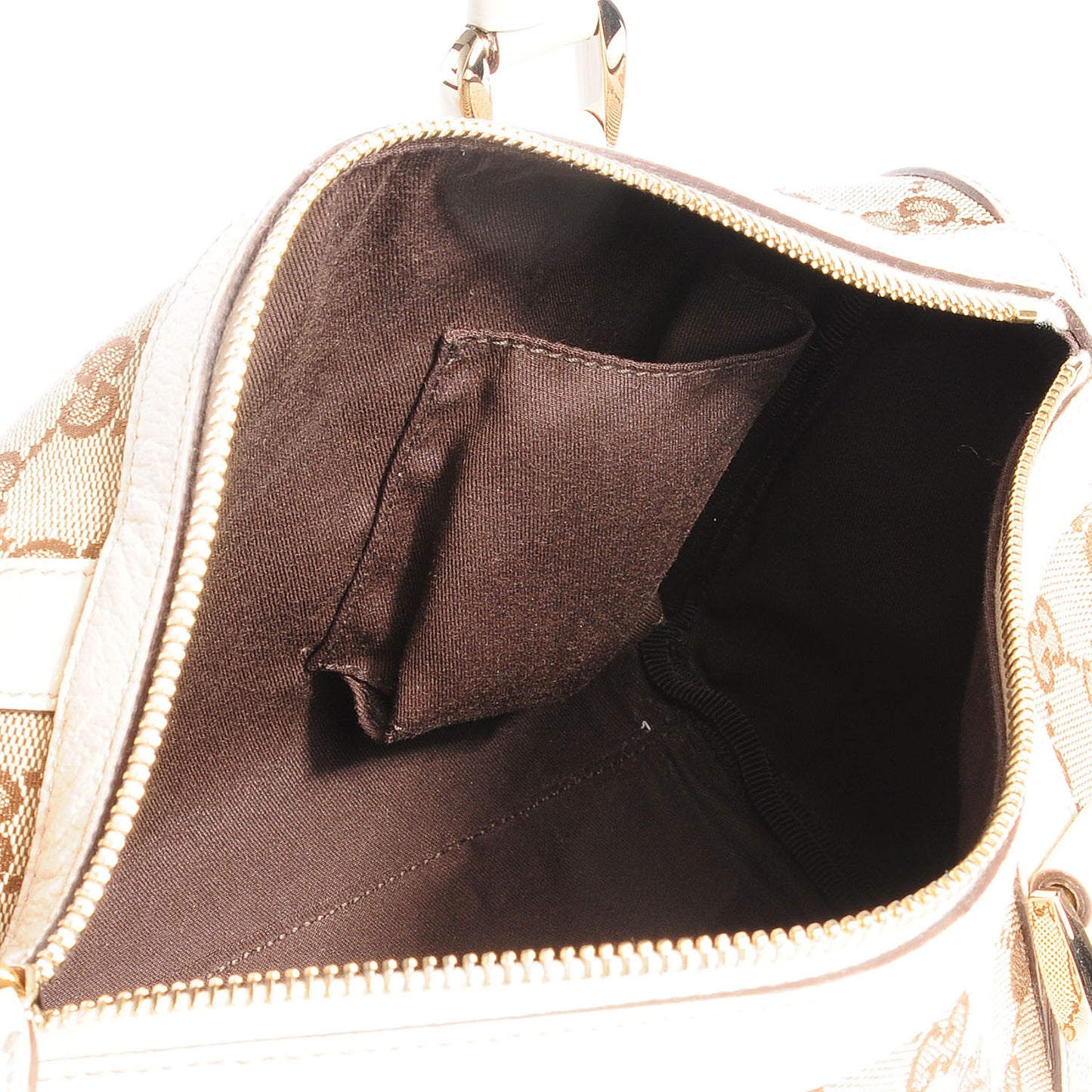Monogram Small Abbey Boston Off White