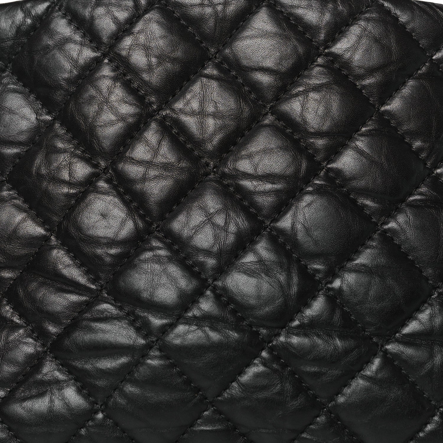 Chanel Aged Calfskin Quilted Medium Just Mademoiselle Black 8 of 10