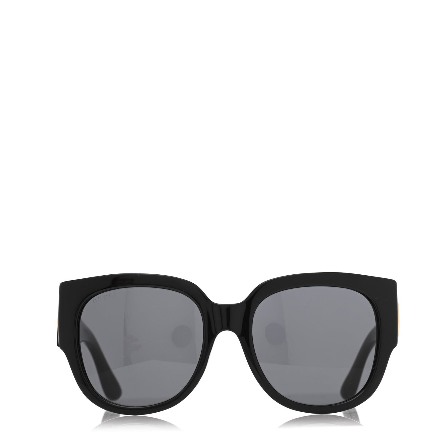 Acetate Square Frame Sunglasses GG0142SA Black