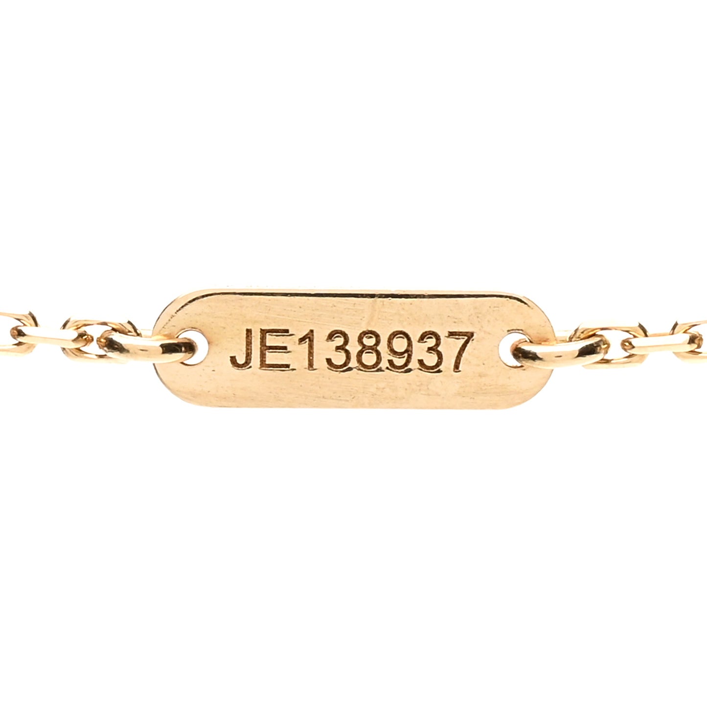 18K Yellow Gold Black Onyx Vintage Alhambra Pendant Necklace