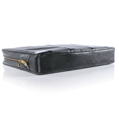 Louis Vuitton Epi Porte-Documents Voyage Briefcase Black 4 of 8