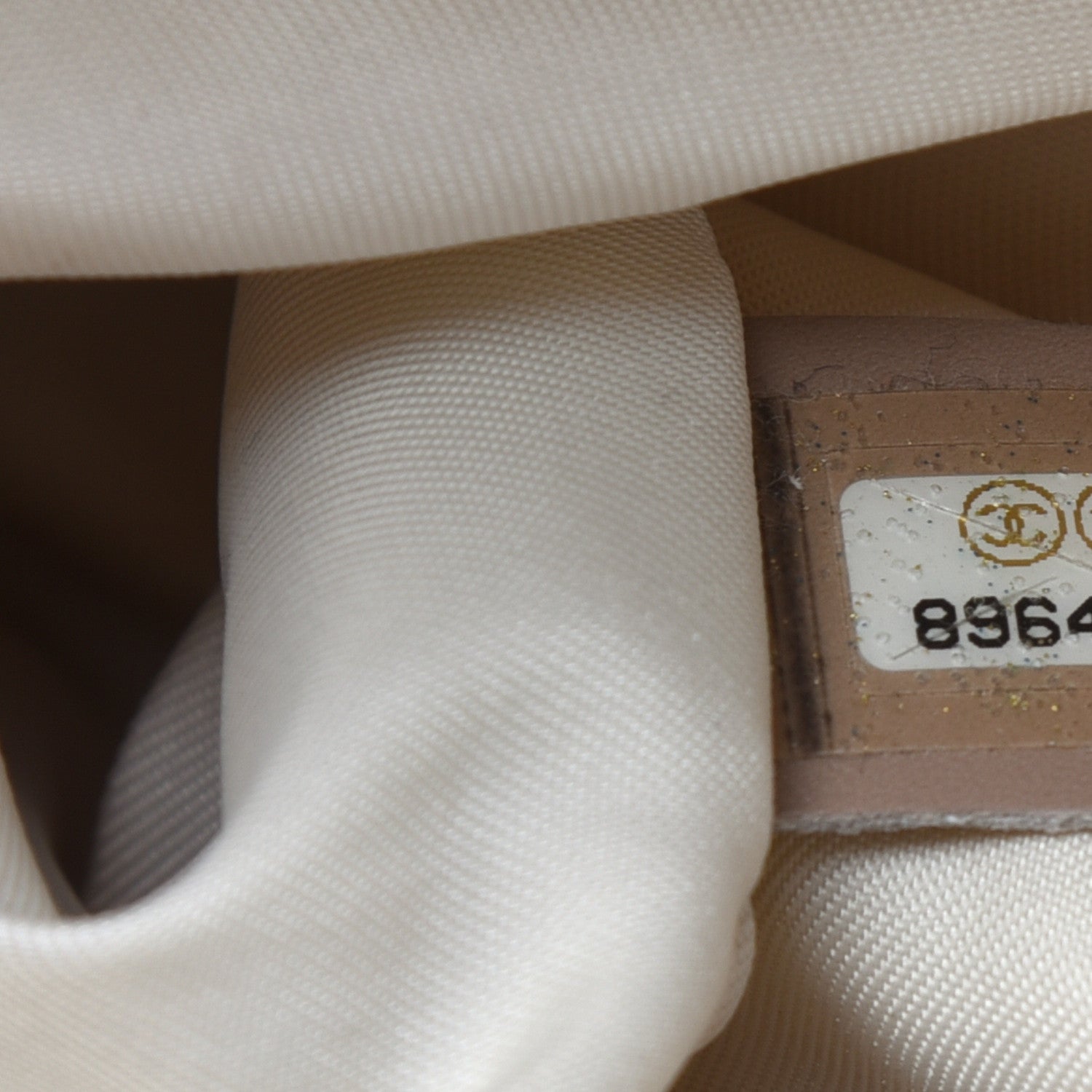 Chanel Nylon Travel Bowler Beige 9 of 12