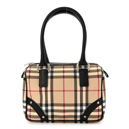 Burberry House Check Mini Studded Bowler Black 1 of 11