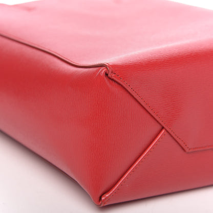 Celine Liege Small Vertical Cabas Pop Red 8 of 10