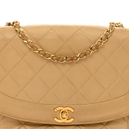Chanel Lambskin Quilted Medium Single Flap Beige 5 of 16