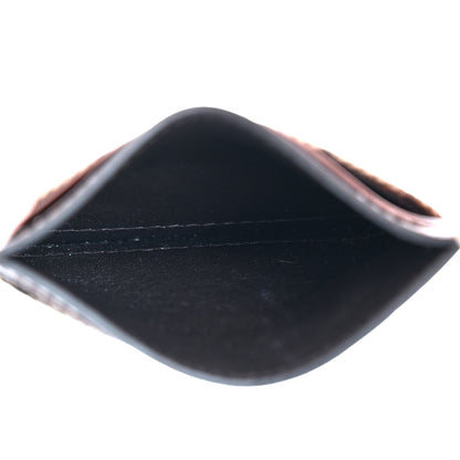 Gucci GG Supreme Monogram Calfskin Card Holder Beige Ebony Cuir 5 of 12