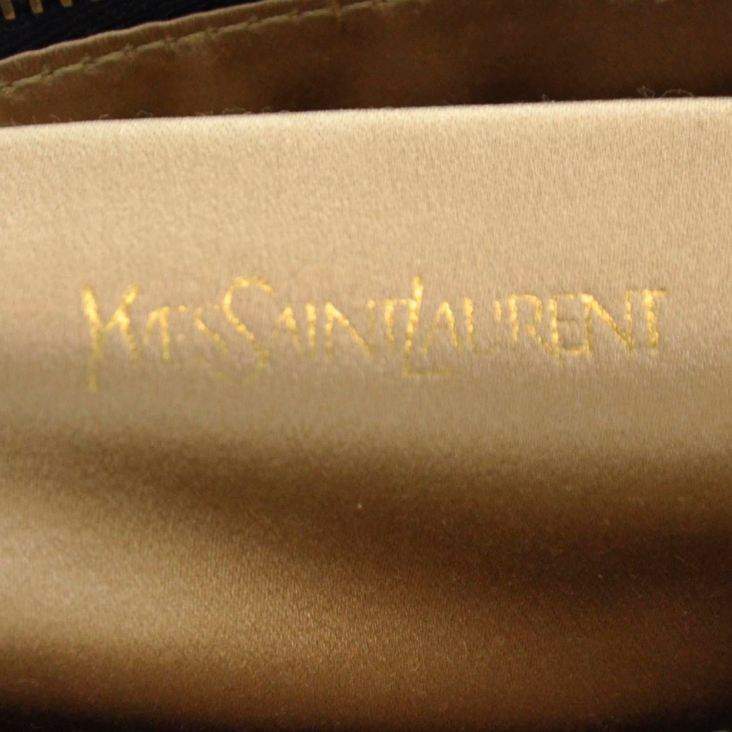 Saint Laurent Oversized Cocktail Clutch Beige 6 of 7