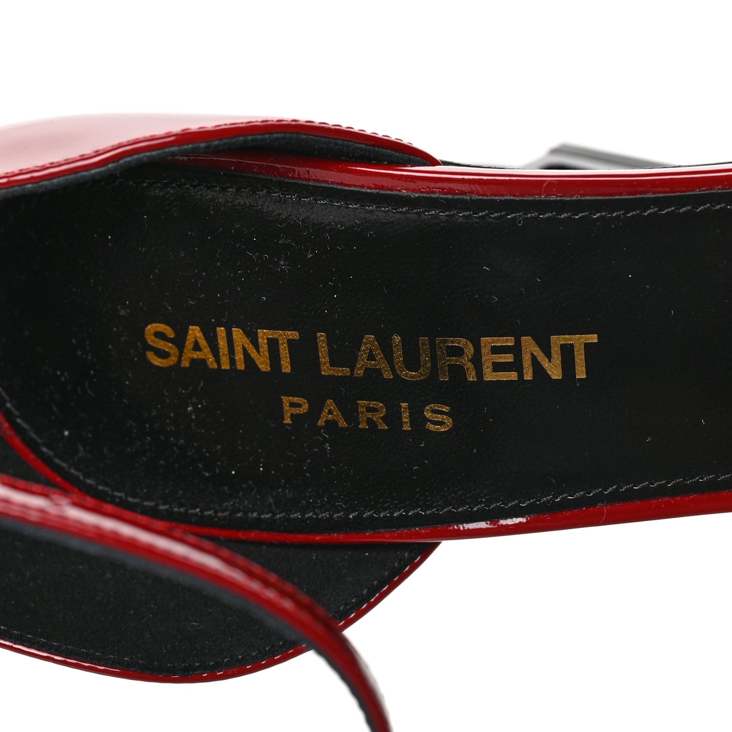 Patent Calfskin Opyum 110 Sandals 36 Red