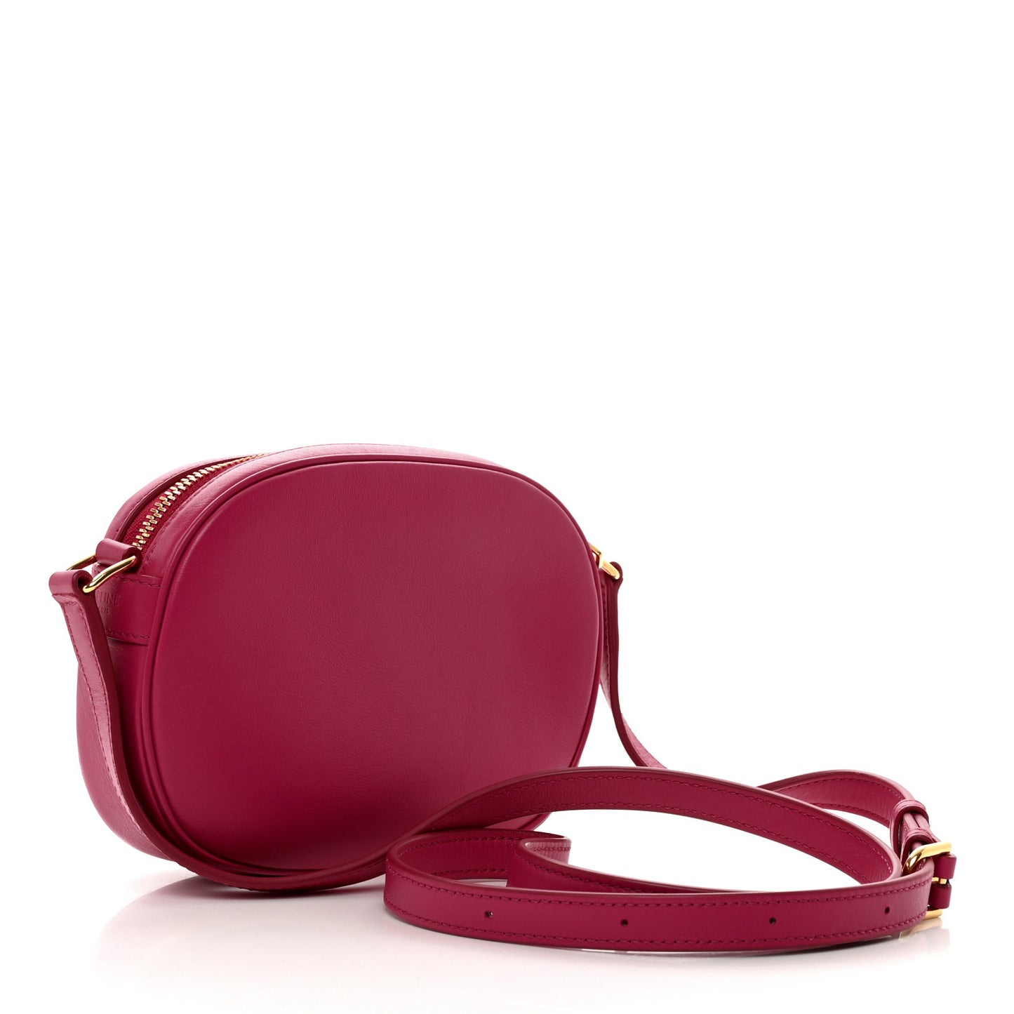 Calfskin Quilted Small C Charm Bag Pink