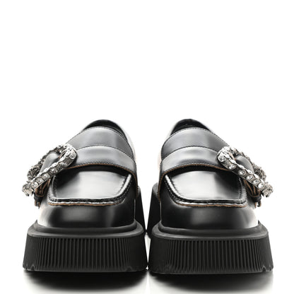 Gucci Cordovan Lux Dionysus Hunder Loafers 38.5 Black 2 of 9