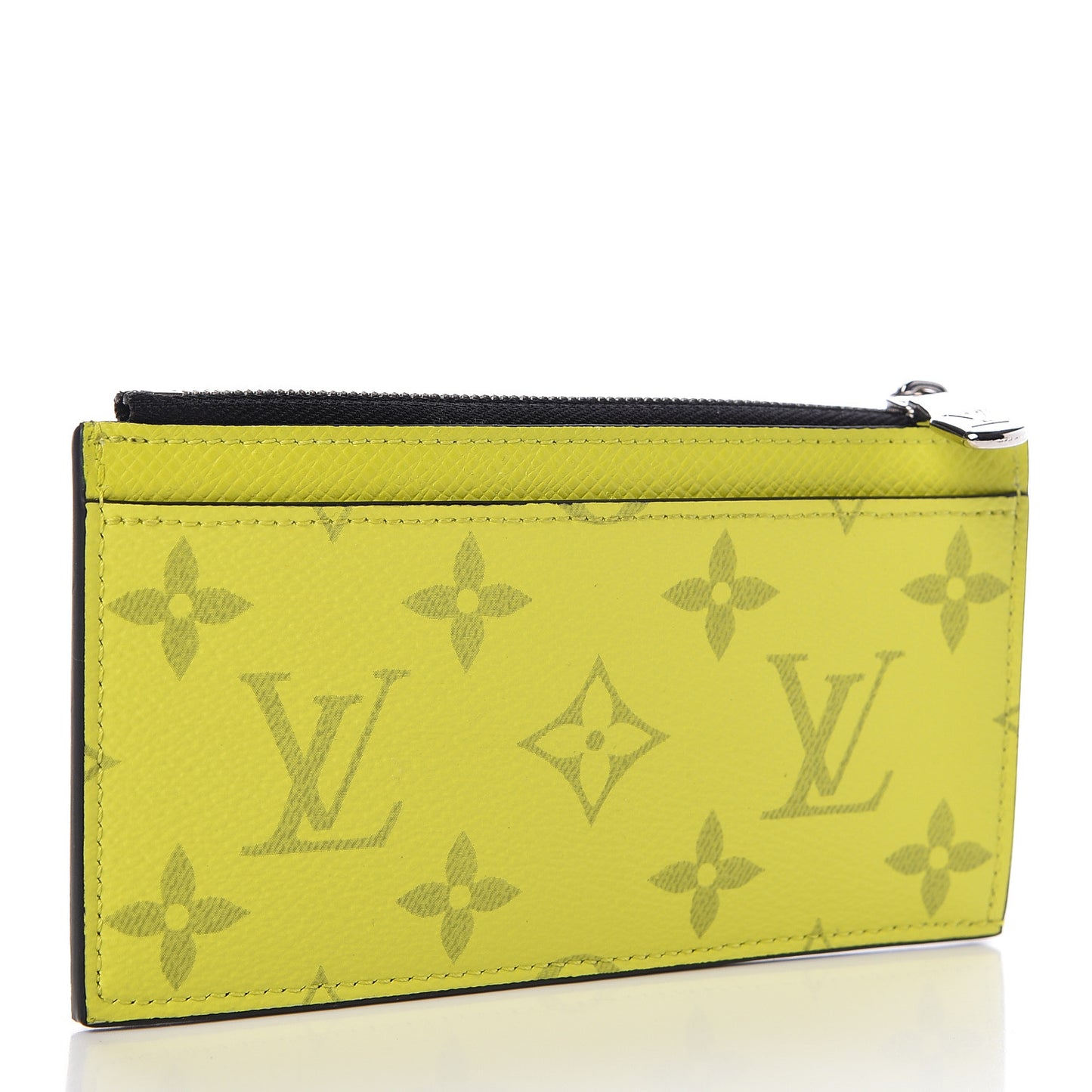 Monogram Taiga Coin Card Holder Yellow