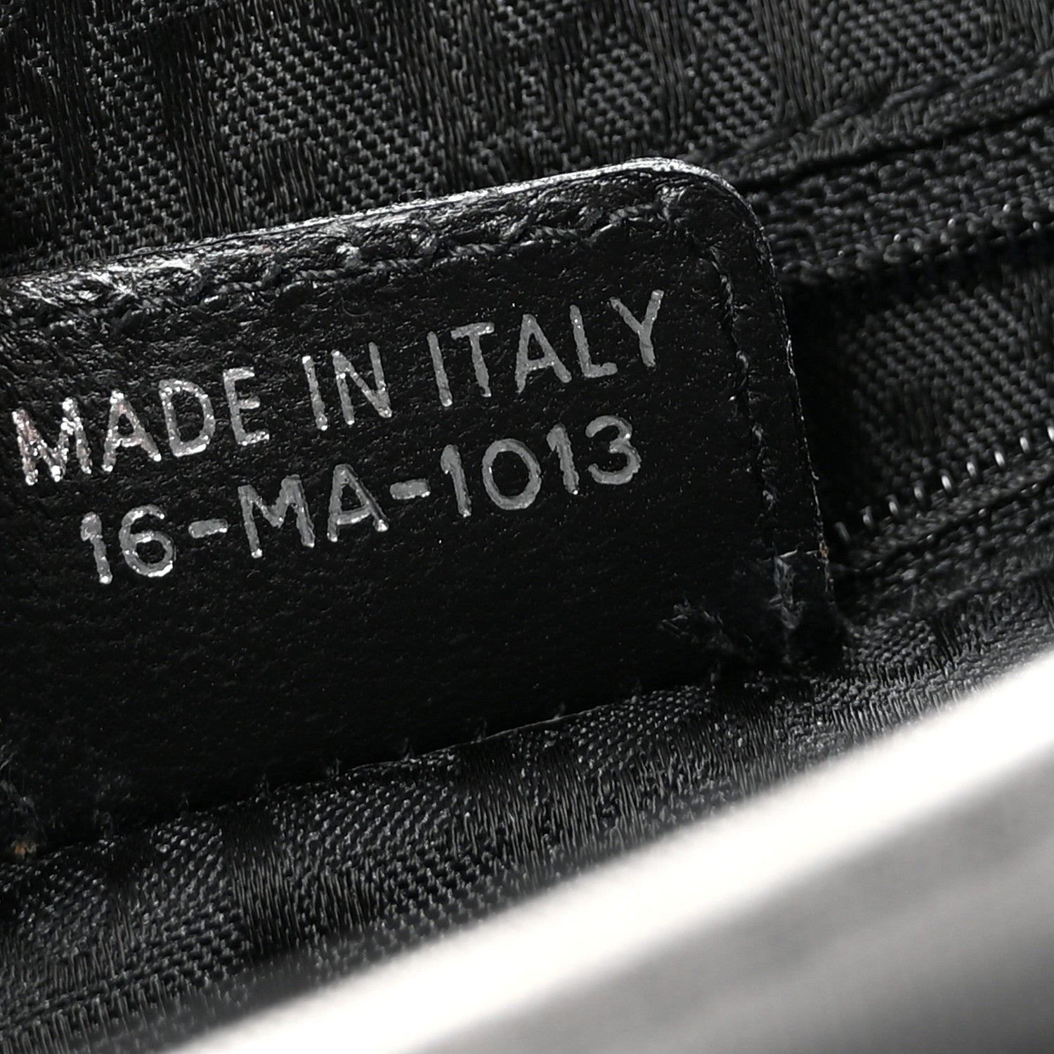 Christian Dior Silk Jersey Crystal Hardcore Bag Grey Black 7 of 10