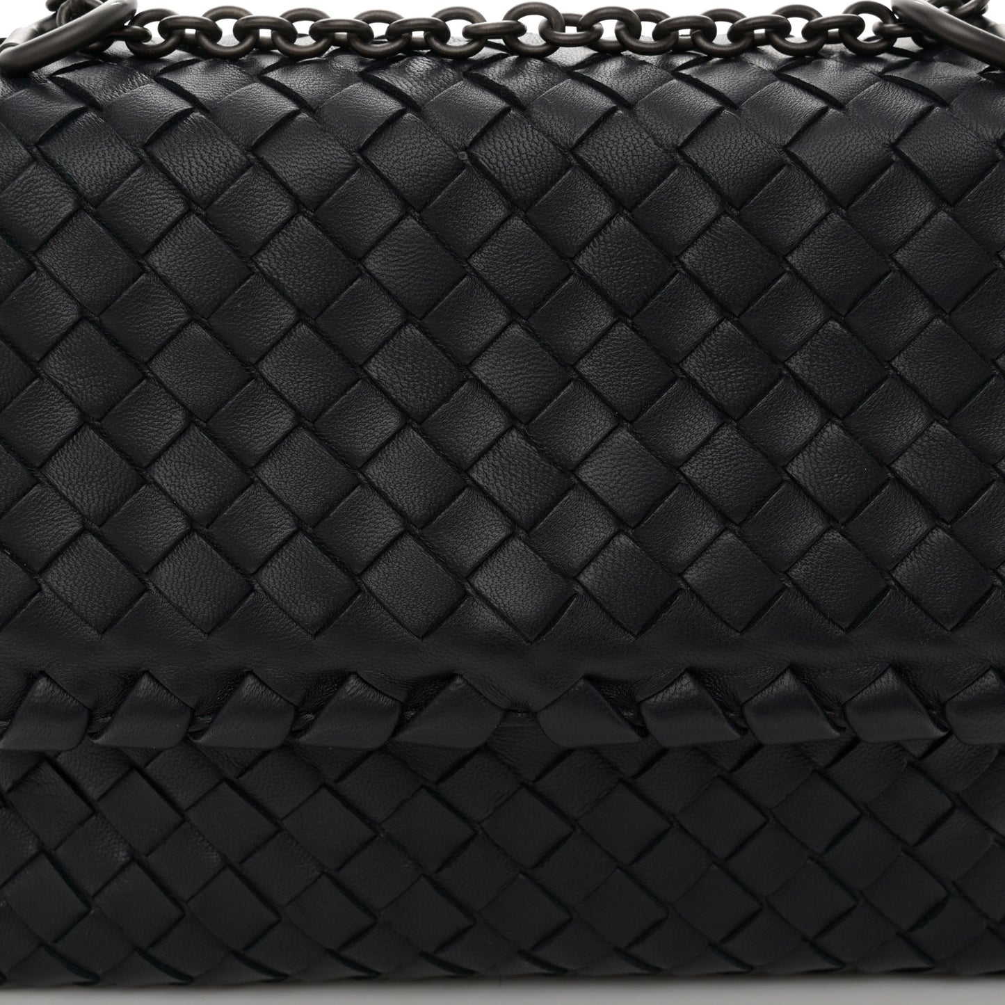 Nappa Intrecciato Baby Olimpia Shoulder Bag Tourmaline