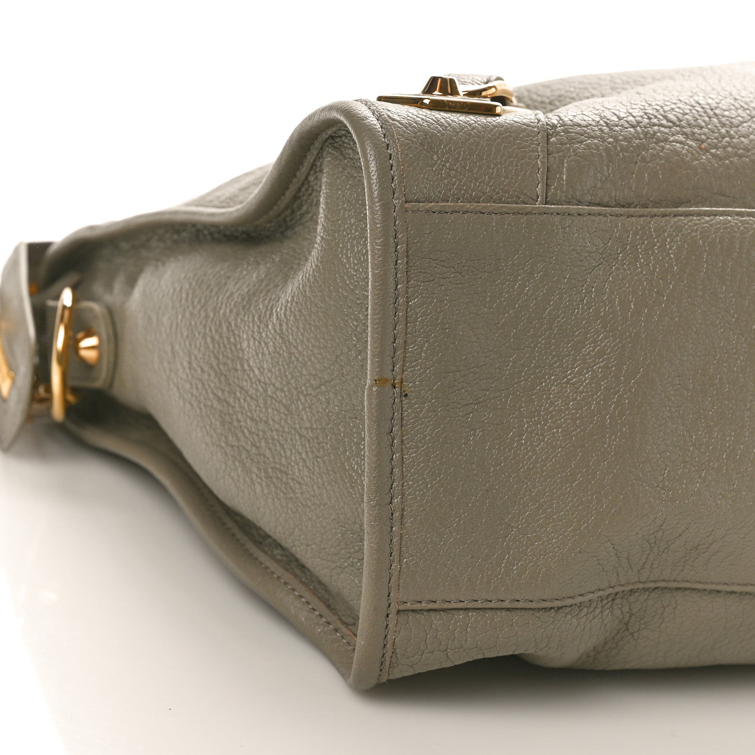 Balenciaga Chevre Gold Metallic Edge Hardware City Gris Taupe 10 of 12