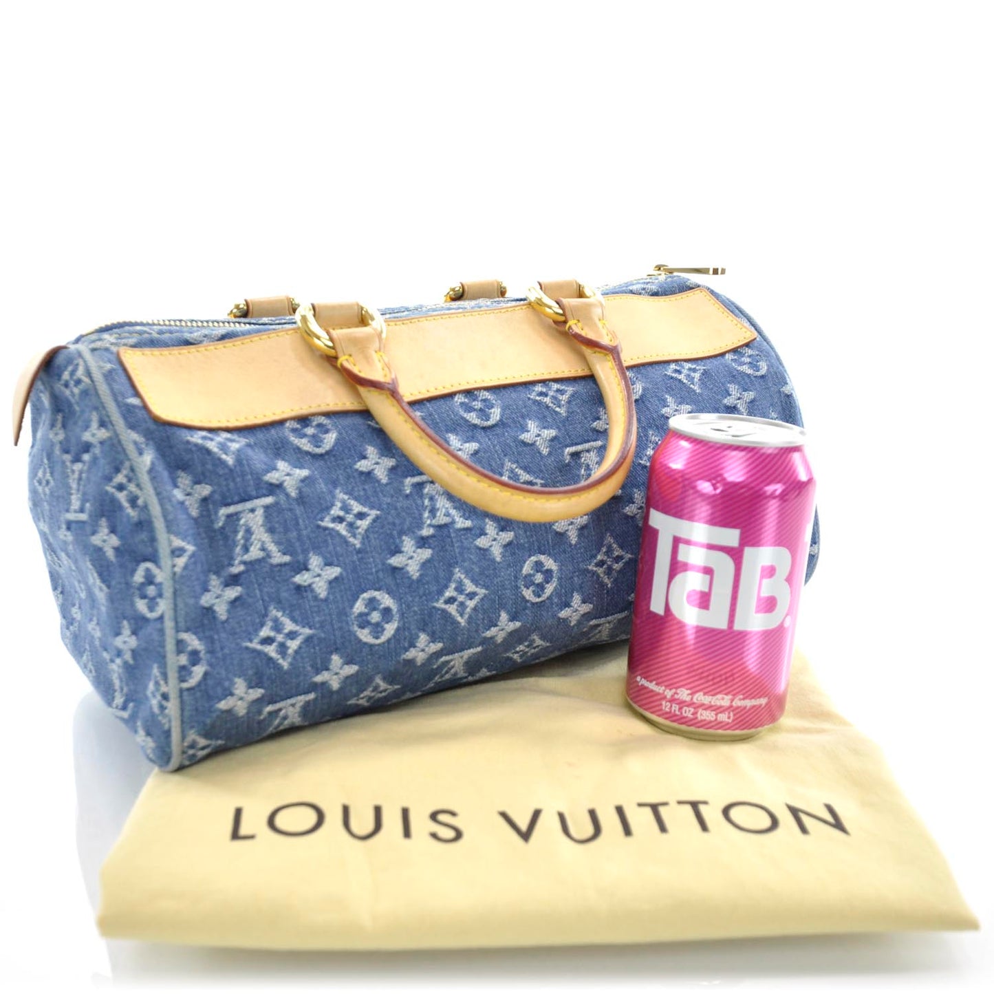 Monogram Denim Neo Speedy Blue