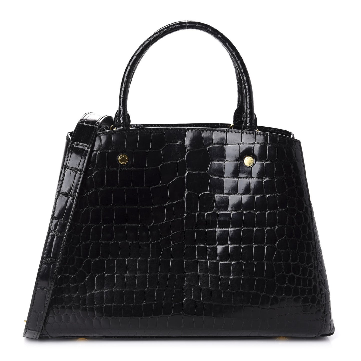 Crocodile Brilliant Montaigne MM Black