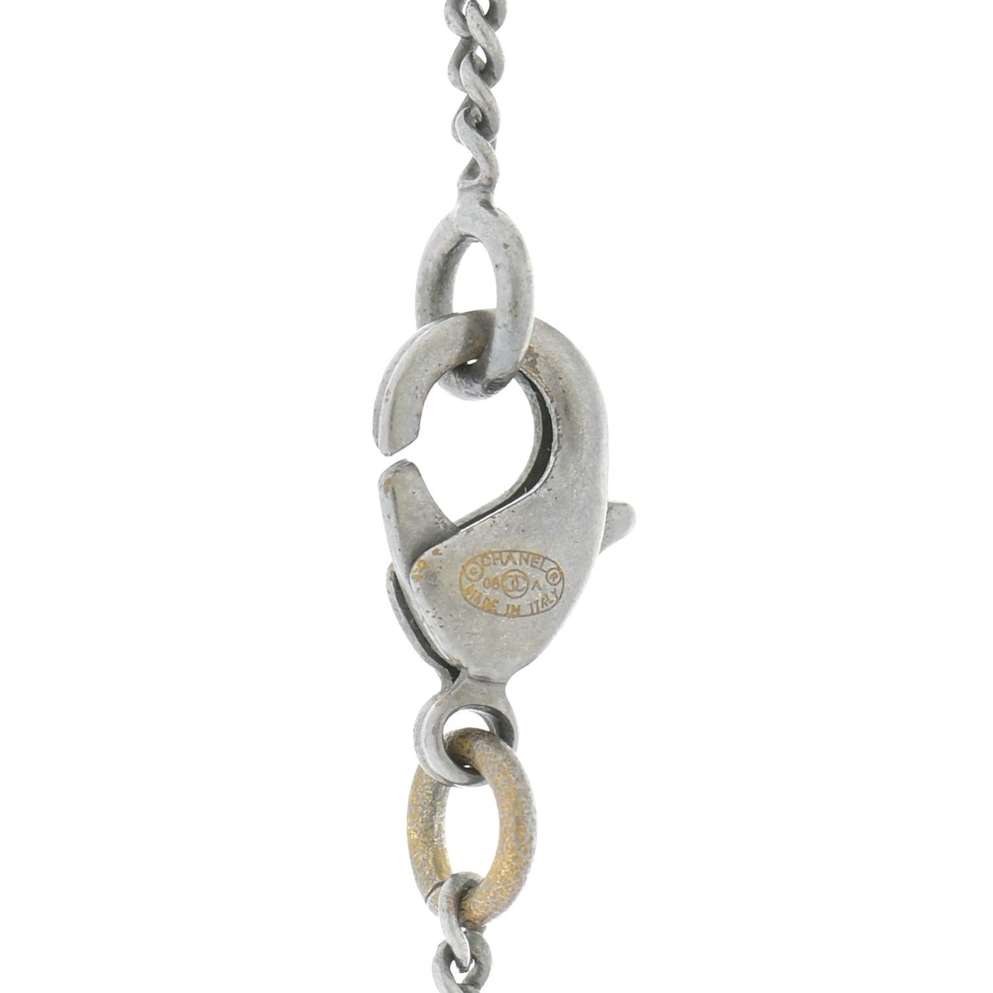 CC Cross Pendant Necklace Silver