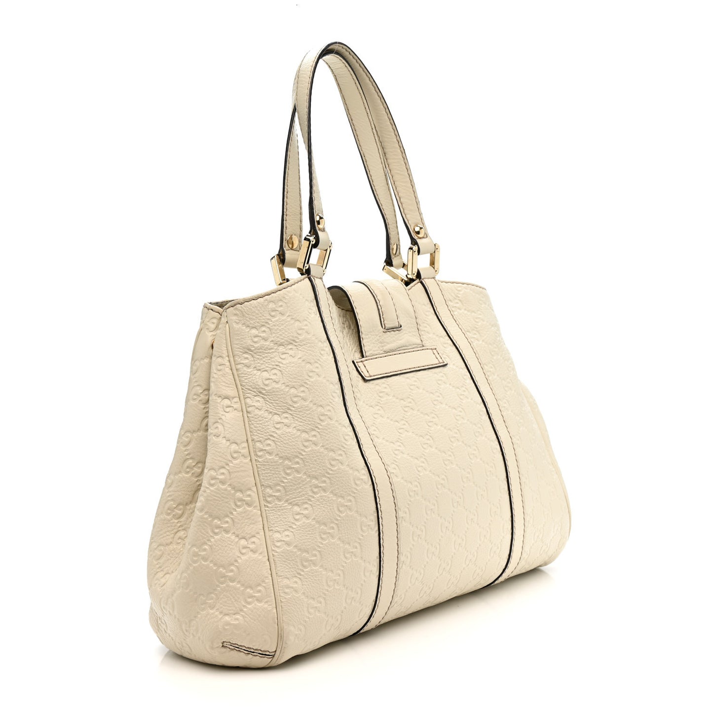Guccissima Large New Ladies Hobo Off White