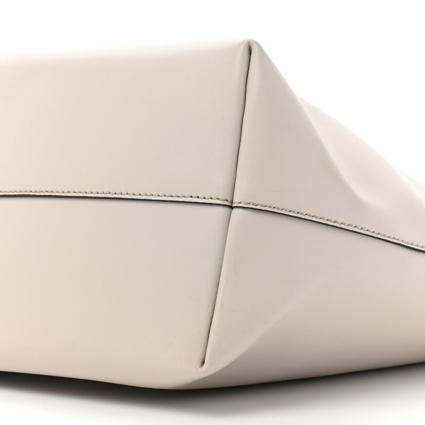 Vitello Liberty Lucido Metal Monster Eyes Medium Roll Tote Grey