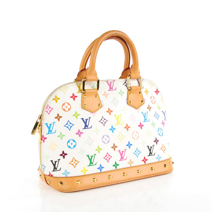 Louis Vuitton Monogram Multicolor Alma White 3 of 9