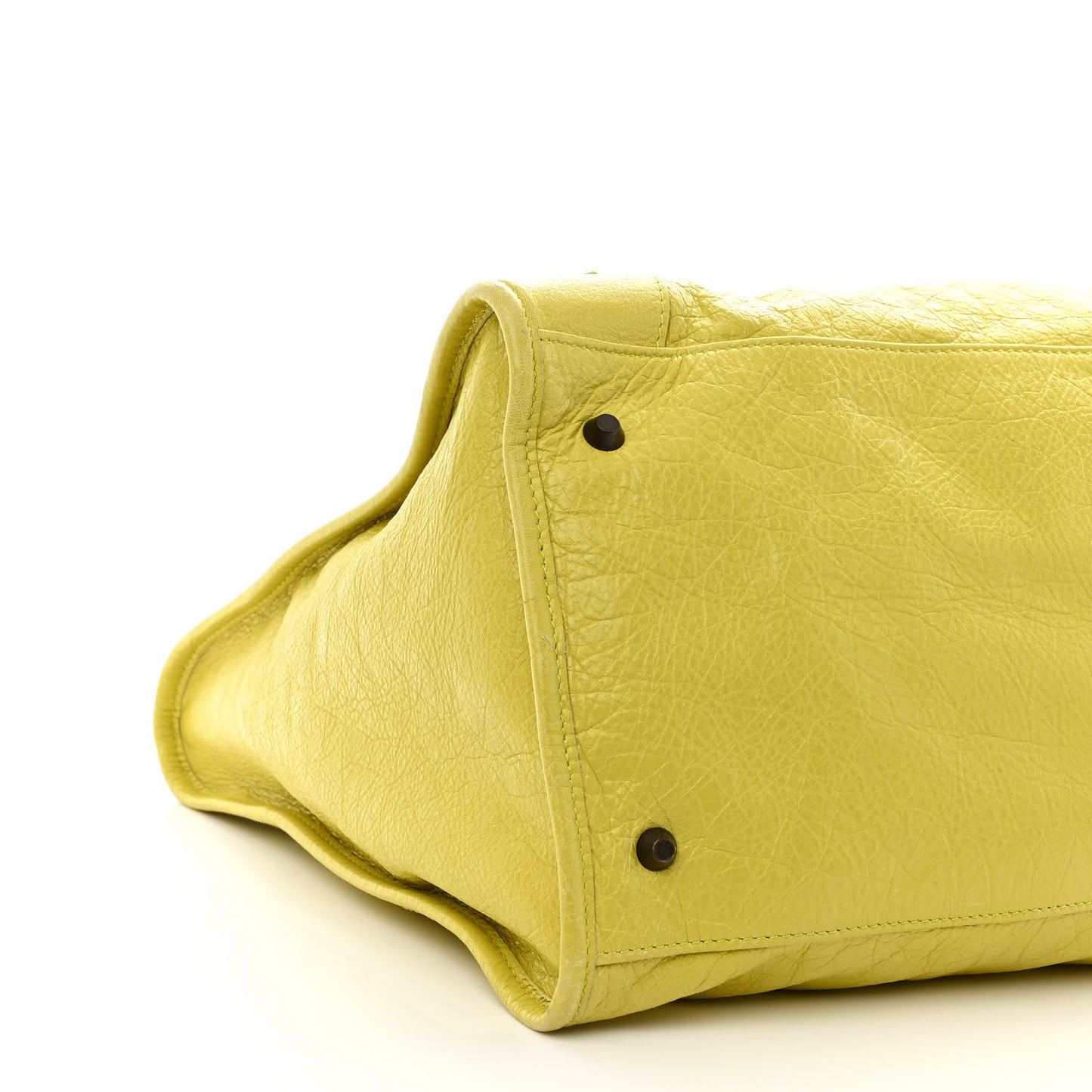 Agneau Classic Hardware Work Jaune Poussin