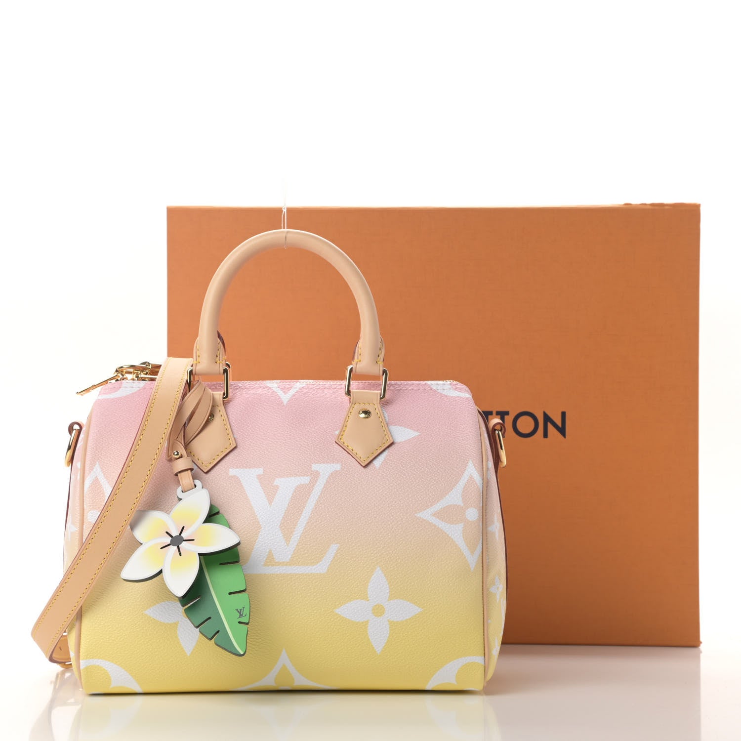Louis Vuitton Monogram Giant By The Pool Speedy Bandouliere 25 Light Pink 10 of 10