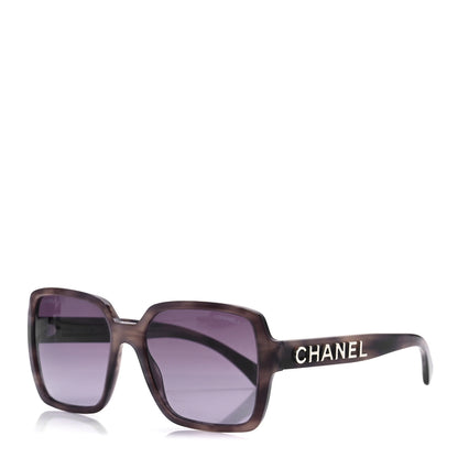 Chanel Acetate Square Sunglasses 5408 Brown 1 of 8