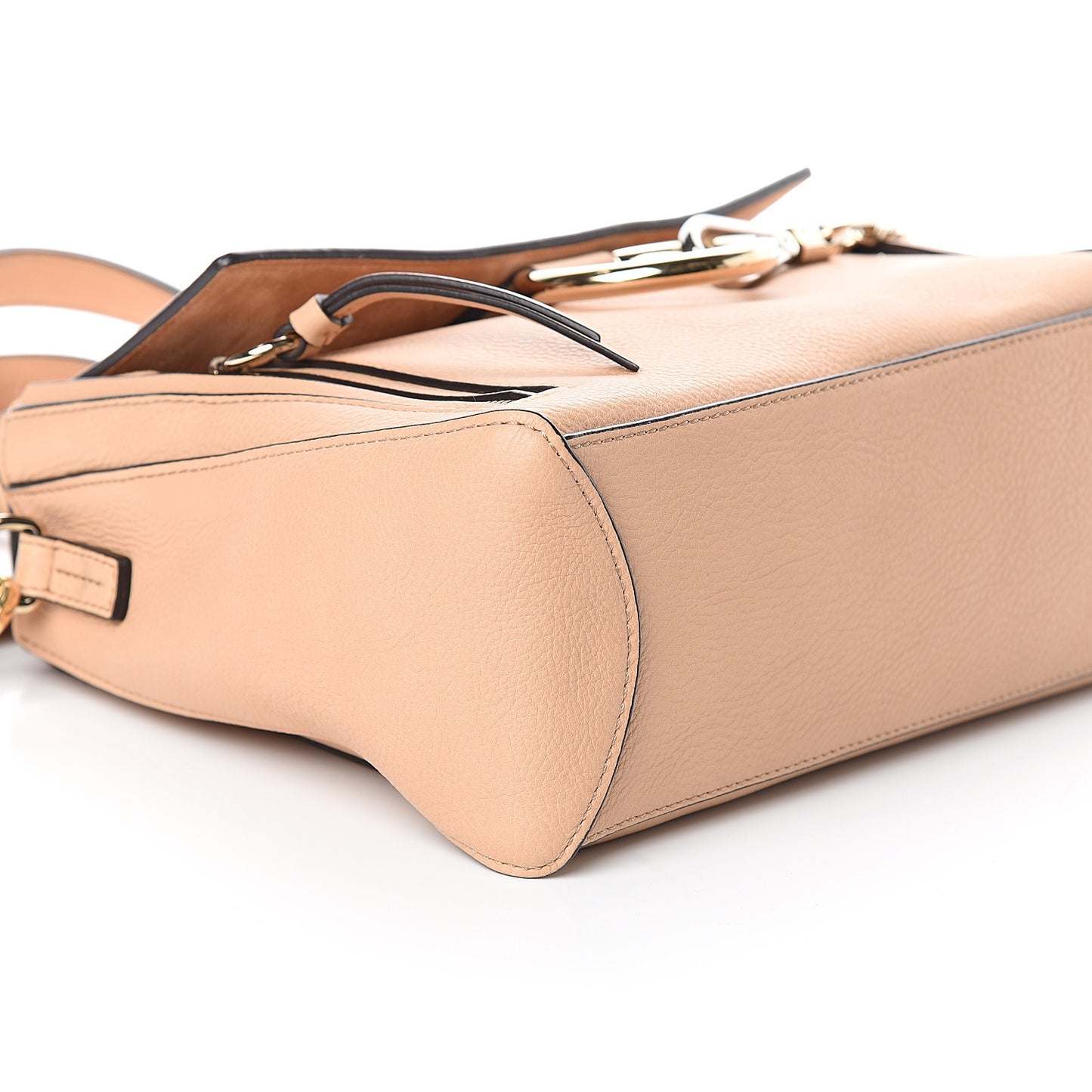 Calfskin Small Faye Day Shoulder Bag Blush Nude
