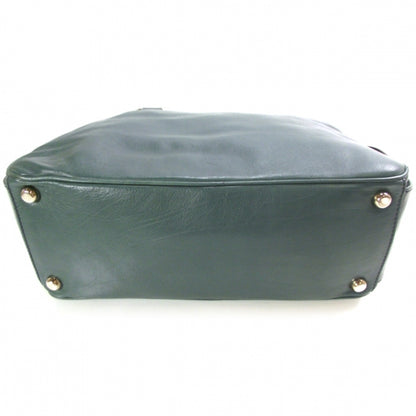 Marc Jacobs Leather Pocket Satchel Green 5 of 12