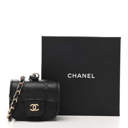 Chanel Caviar Quilted Airpods Pro Case Black 9 of 9