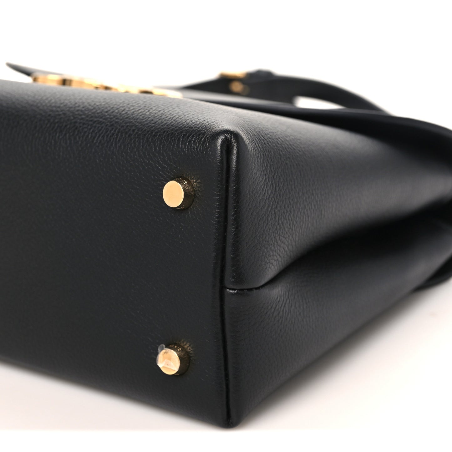 Supple Grained Calfskin Medium Nino Black
