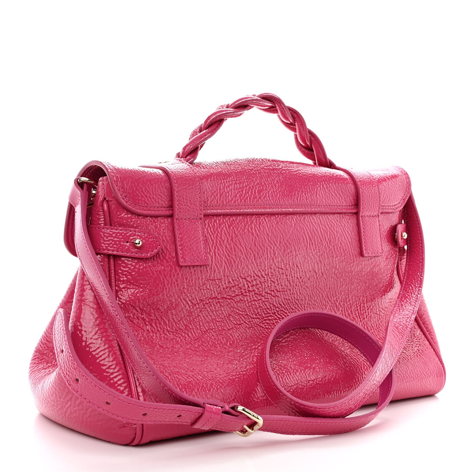 Mulberry Spongy Patent Small Alexa Pink 3 of 13