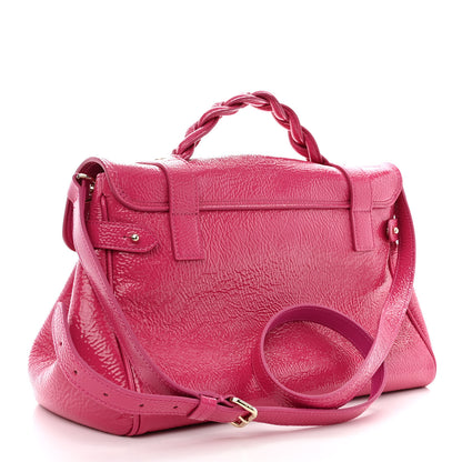 Mulberry Spongy Patent Small Alexa Pink 3 of 13