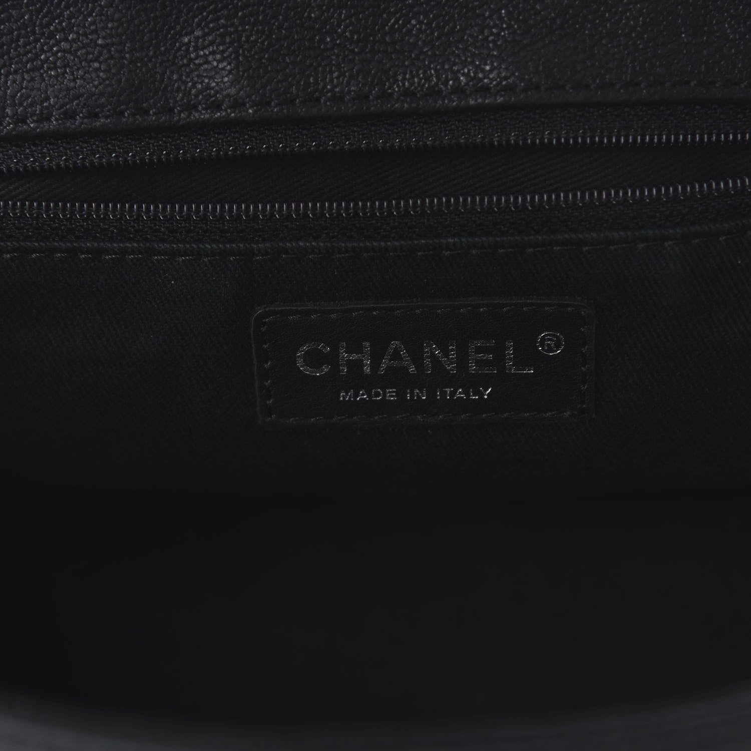 Chanel Calfskin Diamond Stitch Accordion Flap Black 8 of 10