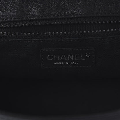 Chanel Calfskin Diamond Stitch Accordion Flap Black 8 of 10