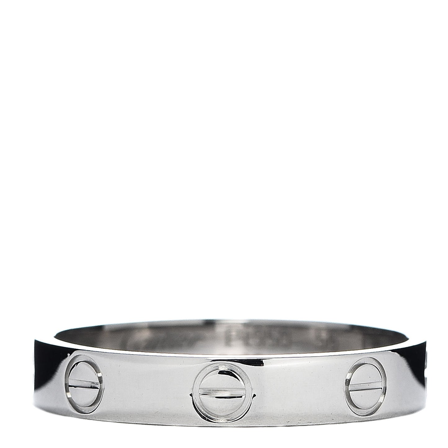 Platinum 3.5mm LOVE Wedding Band Ring 56 7.5