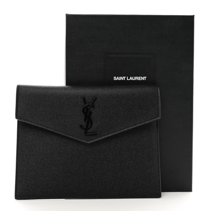 Saint Laurent Grain De Poudre Uptown Baby Pouch Black 8 of 8